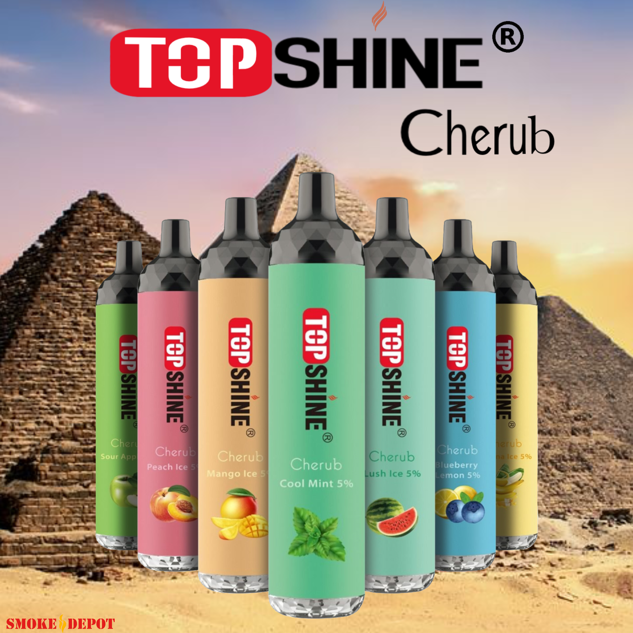 TOP SHINE Cherub Rechargeable Disposable [4500]